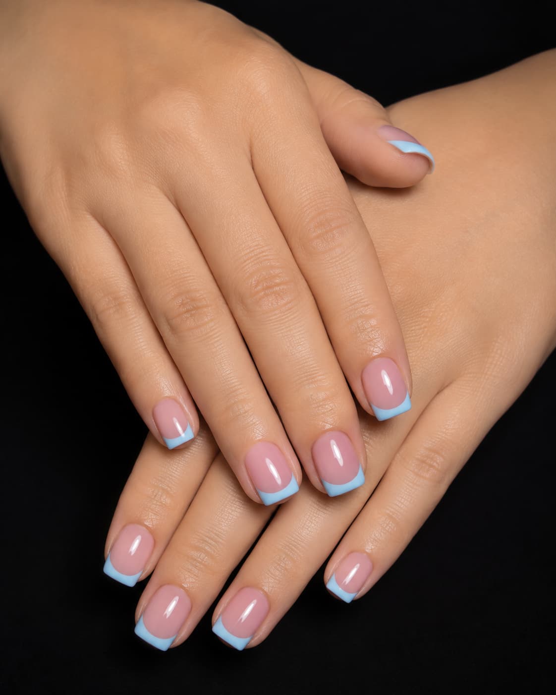 Baby Blue French Tip Nails Short: Soft, Sweet & Salon-Ready at Home