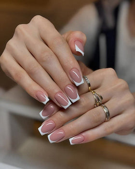 Classy Short French Tip Press-On Nails: Shop the Sets