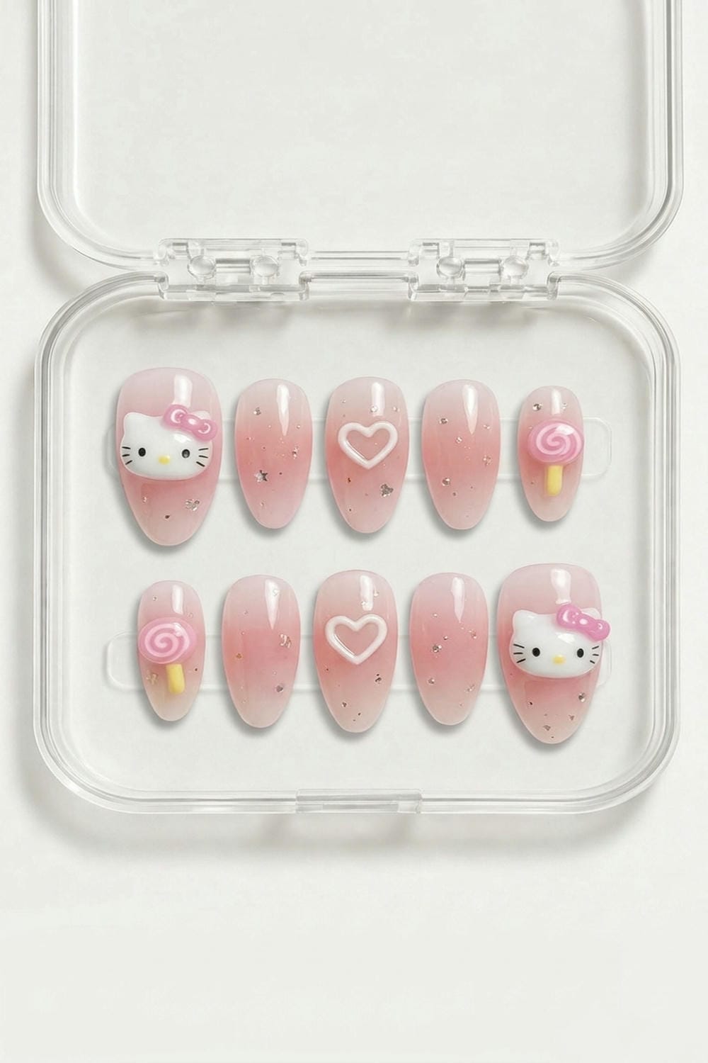 Hello Kitty Candy Pink Press-On Nails