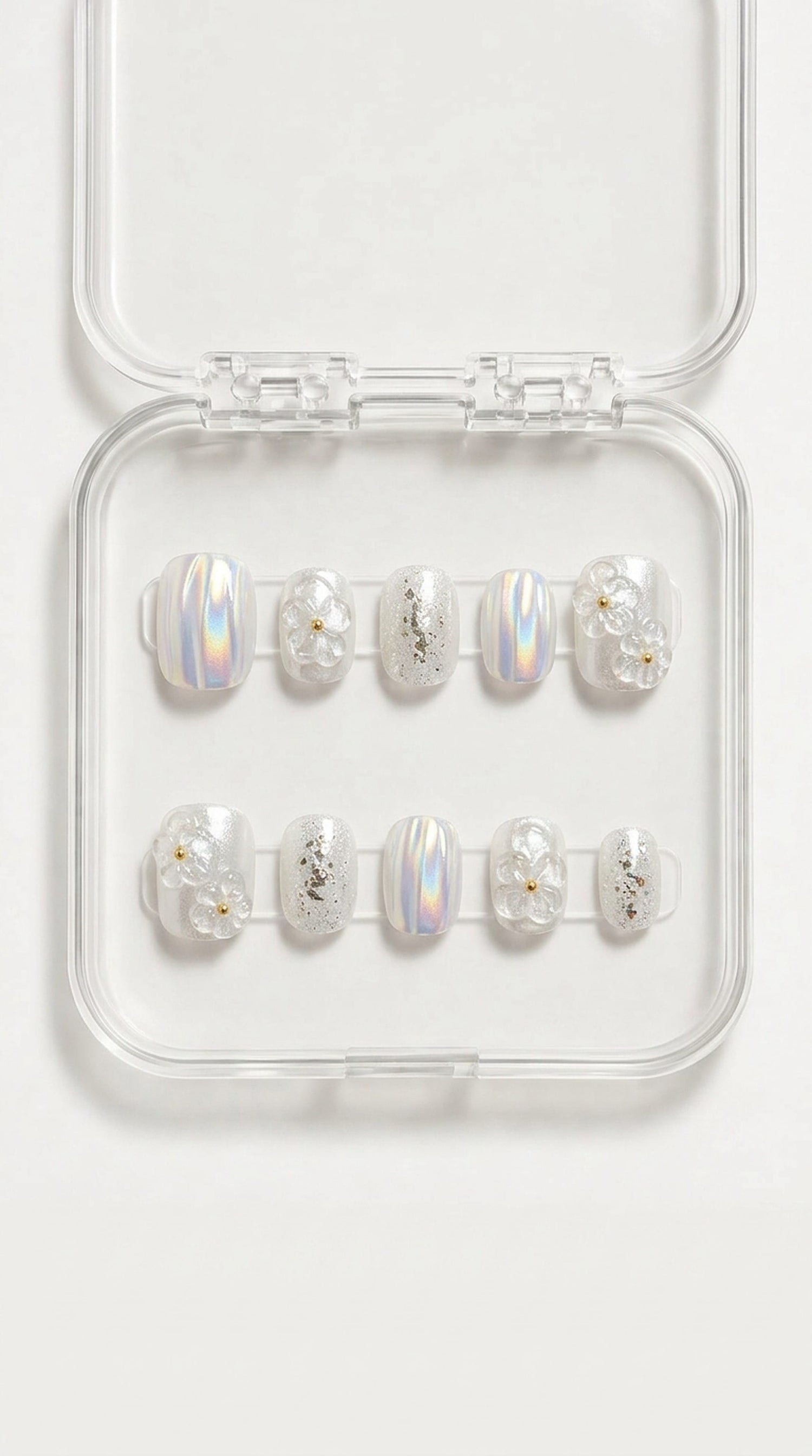 Vintage Star Short Press-On Nails