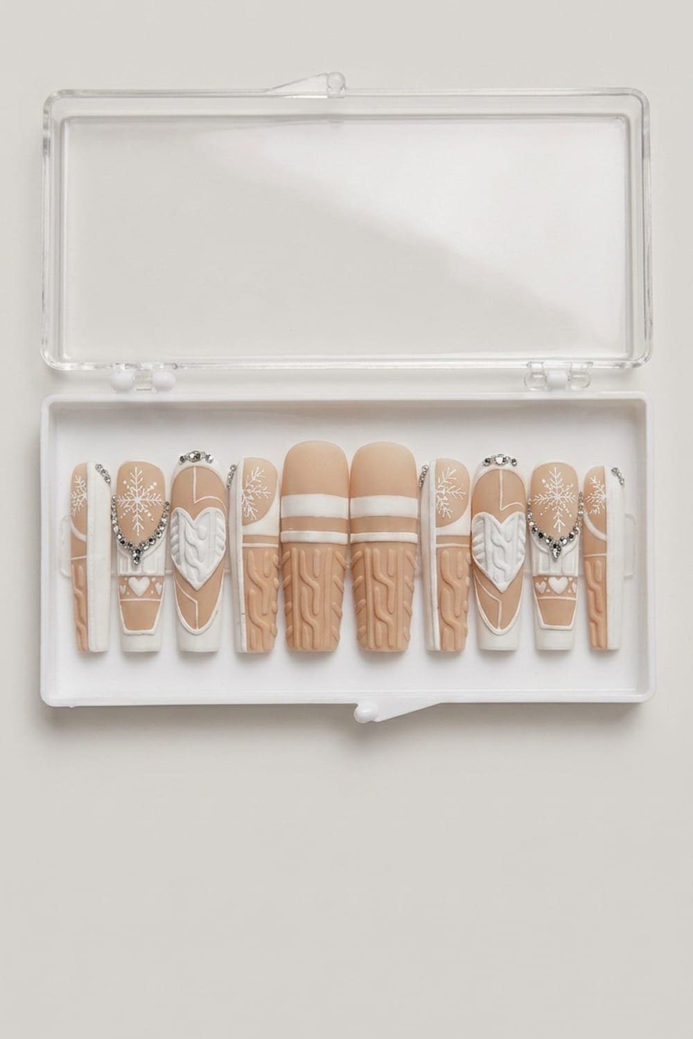 Nude Minimal Coffin Nails – Luxury Press On Set